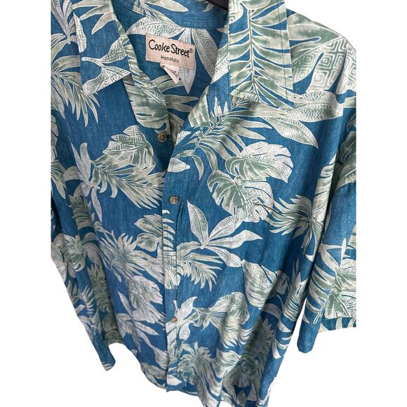 Men’s Cooke Street Honolulu Tropical Hawaiian Button Down Shirt Size 2XL - Picture 2 of 5